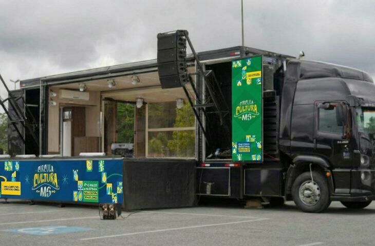 Imagem de compartilhamento para o artigo Coxim, Alcinópolis e Figueirão recebem carreta-palco do Circula Cultura MS da MS Todo dia